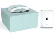 ハンドルの光沢のあるラミネーションの食品包装箱が付いている贅沢な設計紙箱