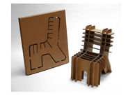 生物分解性の段ボール紙の折る家具、家の折り畳み式のペーパー椅子
